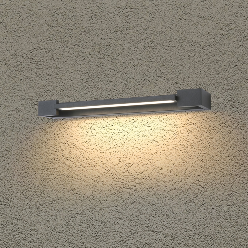 Brilagi - LED lauko sieninis šviestuvas AQUA LINE LED/12W/230V, 45 cm, IP44, antracitas, CRI 90