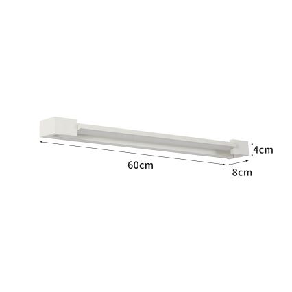 BRILAGI - LED Lauko sieninis šviestuvas AQUA LINE LED/18W/230V 60 cm IP44 baltas CRI 90