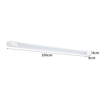 BRILAGI - LED Lauko sieninis šviestuvas AQUA LINE LED/28W/230V 100 cm IP44 balta CRI 90