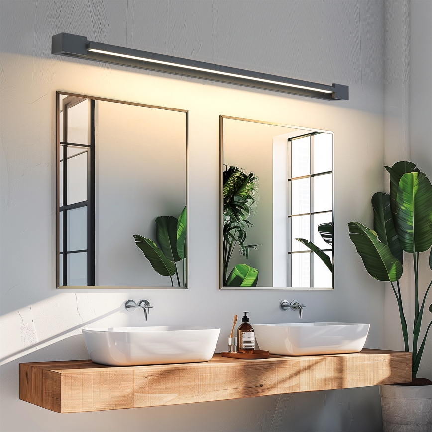 Brilagi - LED lauko sieninis šviestuvas AQUA LINE LED/36W/230V 120 cm IP44 antracitas CRI 90