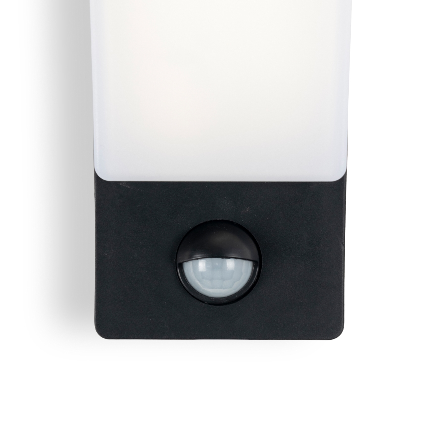 BRILAGI - LED lauko sieninis šviestuvas su judesio ir sutemų jutikliu ARCELO LED/12W/230V IP65 juoda