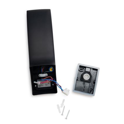 BRILAGI - LED lauko sieninis šviestuvas su judesio ir sutemų jutikliu ARCELO LED/12W/230V IP65 juoda
