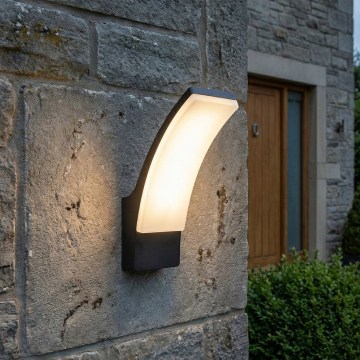 BRILAGI - LED Lauko sieninis šviestuvas ARCELO LED/12W/230V IP65 juodas