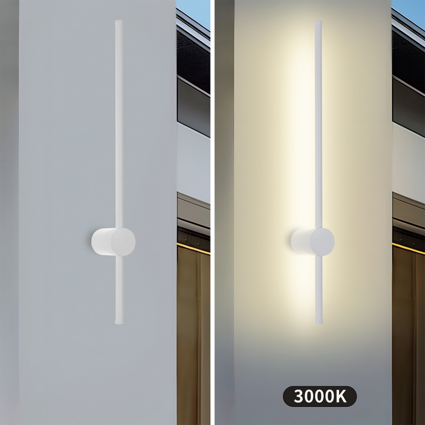 Brilagi - LED lauko sieninis šviestuvas AURA LED/12W/230V 3000K IP54 65 cm baltas CRI 90