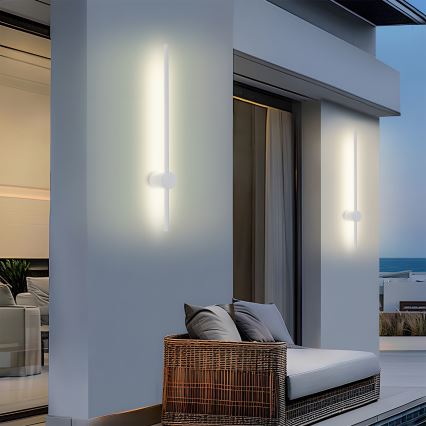 Brilagi - LED lauko sieninis šviestuvas AURA LED/12W/230V 3000K IP54 65 cm baltas CRI 90