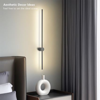 Brilagi - AURA lauko sieninis LED šviestuvas LED/20W/230V 3000K IP54 97 cm antracitas CRI 90