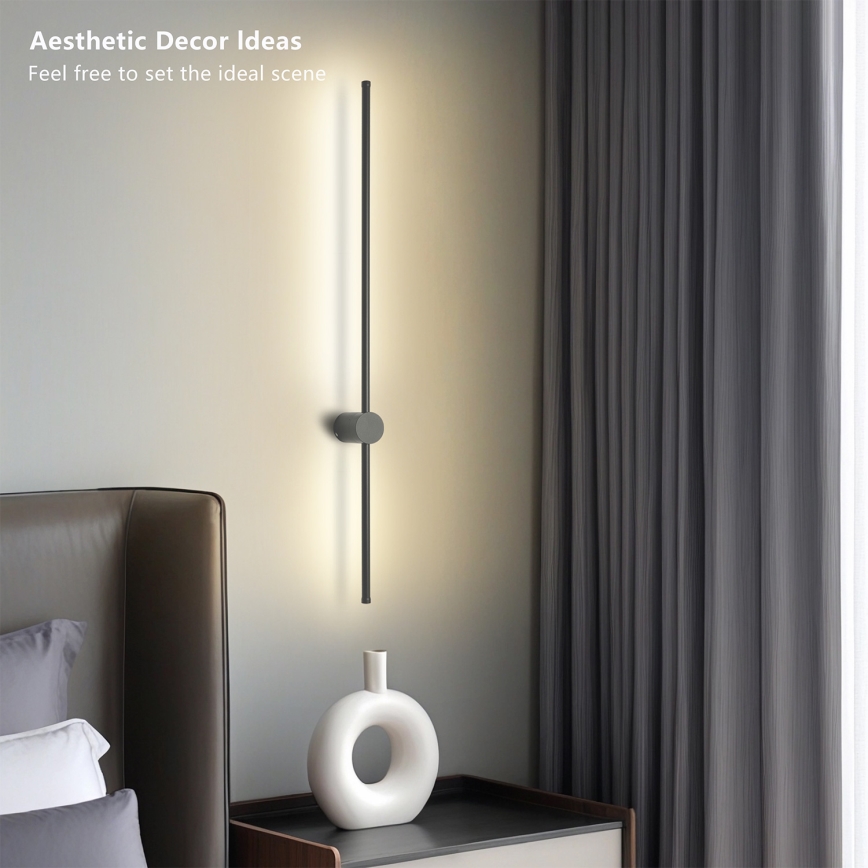 Brilagi - AURA lauko sieninis LED šviestuvas LED/20W/230V 3000K IP54 97 cm antracitas CRI 90