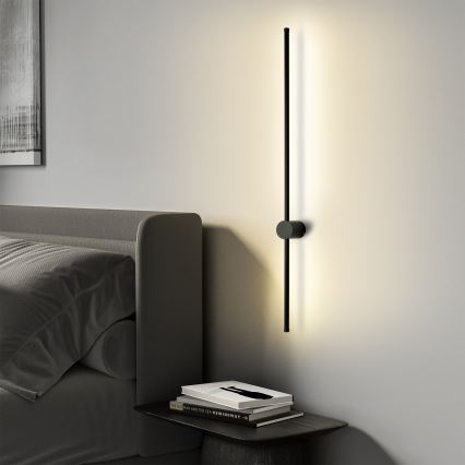 Brilagi - LED lauko sieninis šviestuvas AURA LED/20W/230V 4000K IP54 97 cm juodas CRI 90