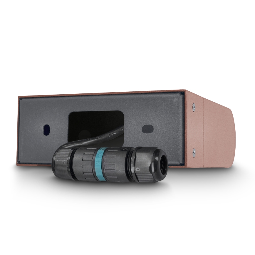 Brilagi - LED lauko sieninis šviestuvas CROTONE LED/7W/230V rudas IP54