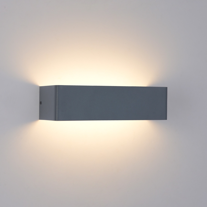 Brilagi - LED lauko sieninis šviestuvas DONNANI LED/12W/230V 30 cm antracitas IP44