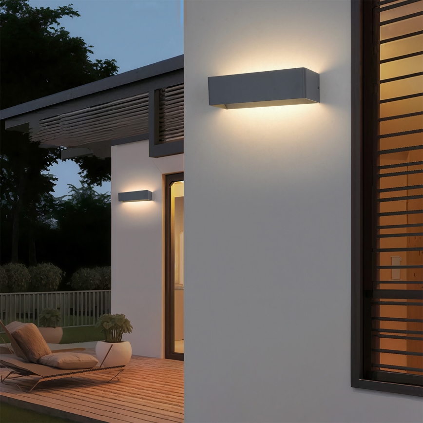 Brilagi - LED lauko sieninis šviestuvas DONNANI LED/12W/230V 30 cm antracitas IP44