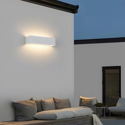 Brilagi - LED lauko sieninis šviestuvas DONNANI LED/12W/230V 30 cm baltas IP44