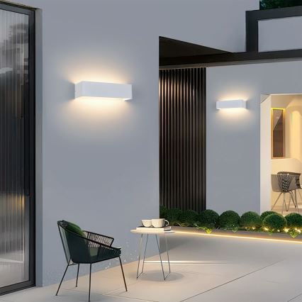 Brilagi - LED lauko sieninis šviestuvas DONNANI LED/12W/230V 30 cm baltas IP44