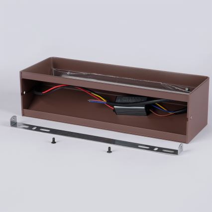 Brilagi - LED lauko sieninis šviestuvas DONNANI LED/12W/230V 30 cm rudas IP44