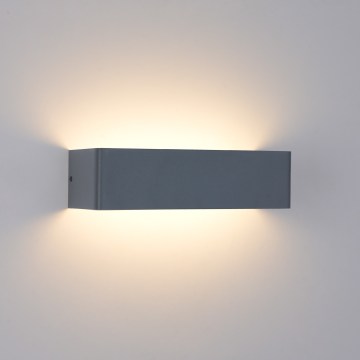 Brilagi - LED lauko sieninis šviestuvas DONNANI LED/12W/230V antracitas IP44