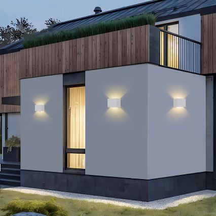Brilagi - LED lauko sieninis šviestuvas DONNANI LED/5W/230V 10 cm baltas IP44