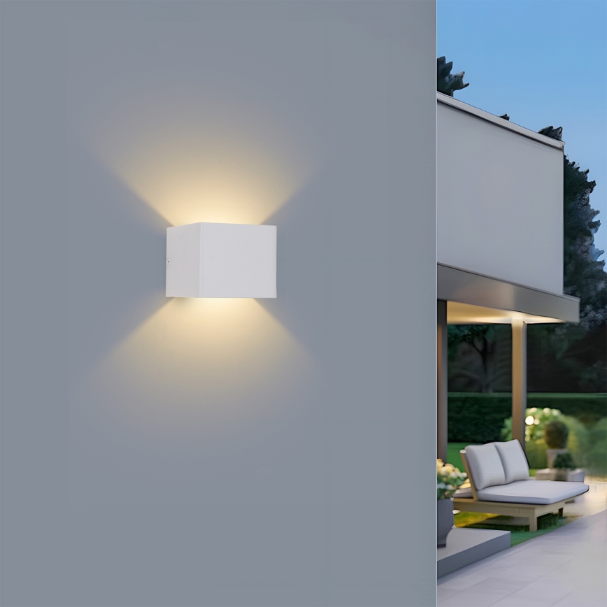 Brilagi - LED lauko sieninis šviestuvas DONNANI LED/5W/230V 10 cm baltas IP44