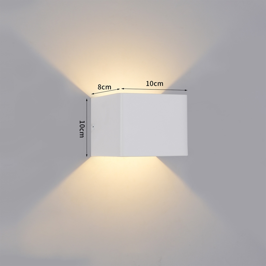 Brilagi - LED lauko sieninis šviestuvas DONNANI LED/5W/230V 10 cm baltas IP44