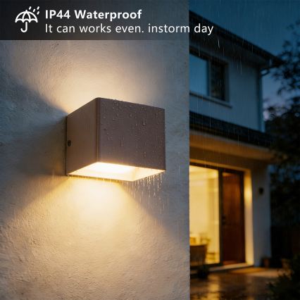 Brilagi - LED lauko sieninis šviestuvas DONNANI LED/5W/230V 10 cm ruda IP44
