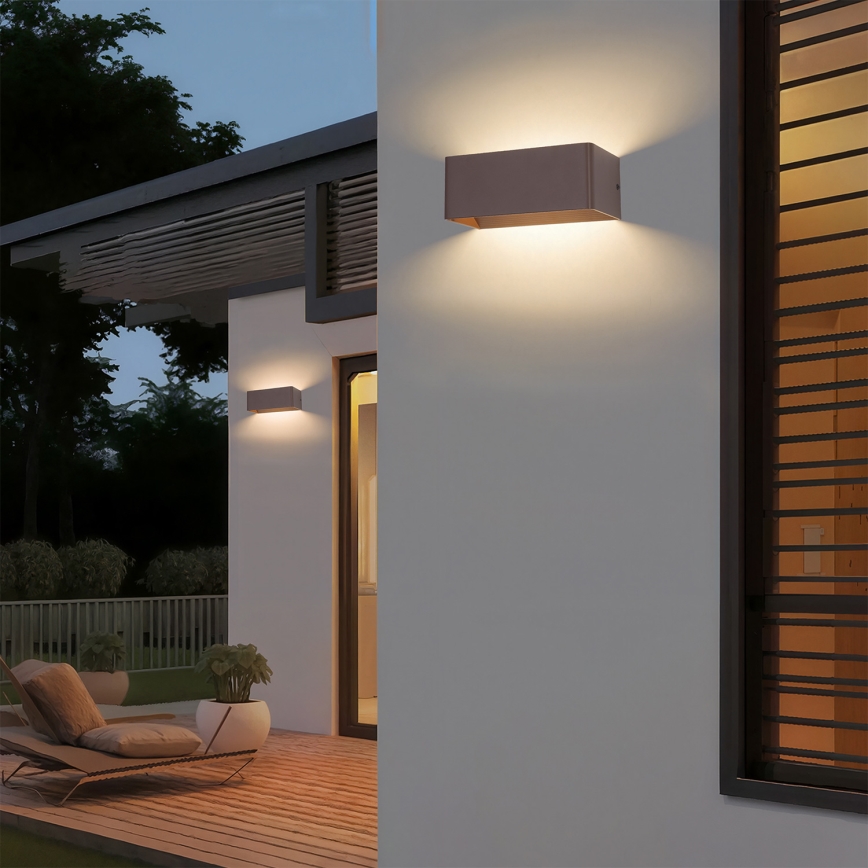 Brilagi - LED lauko sieninis šviestuvas DONNANI LED/7W/230V 20 cm rudas IP44
