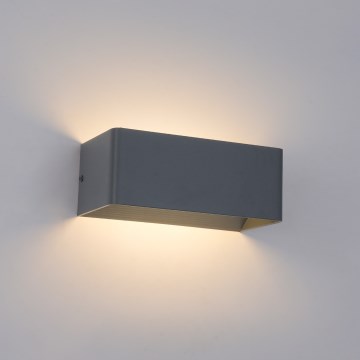 Brilagi - LED lauko sieninis šviestuvas DONNANI LED/7W/230V antracitas IP44