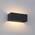 Brilagi - LED lauko sieninis šviestuvas DONNANI LED/7W/230V juodas IP44