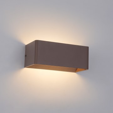 Brilagi - LED lauko sieninis šviestuvas DONNANI LED/7W/230V rudos spalvos IP44