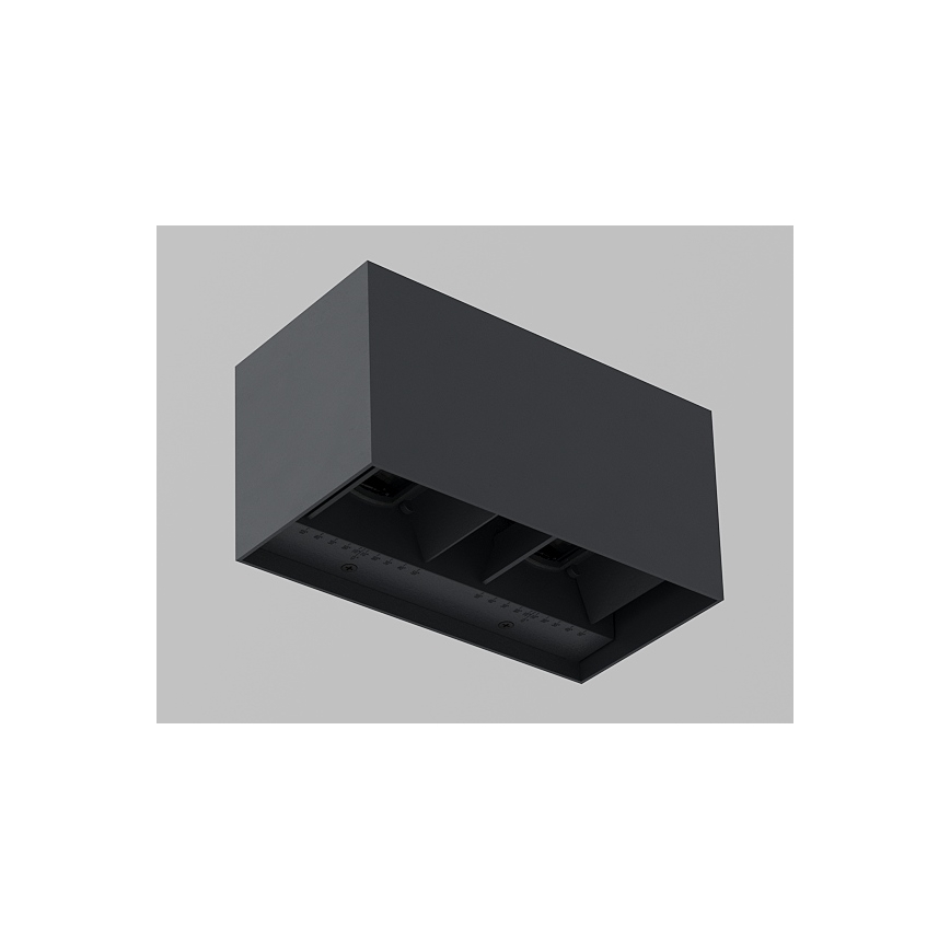 Brilagi - LED lauko sieninis šviestuvas DOUBLE CUBE LED/12W/230V antracitas IP65