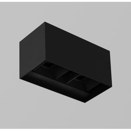 Brilagi - LED lauko sieninis šviestuvas DOUBLE CUBE LED/12W/230V juodas IP65