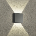 Brilagi - LED lauko sieninis šviestuvas DOUBLERAY LED/4W/230V antracitas IP65