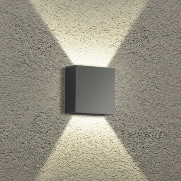 Brilagi - LED lauko sieninis šviestuvas DOUBLERAY LED/4W/230V antracitas IP65