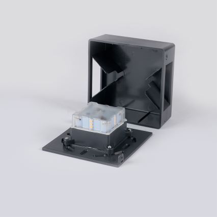 Brilagi - LED lauko sieninis šviestuvas DOUBLERAY LED/6W/230V antracitas IP54