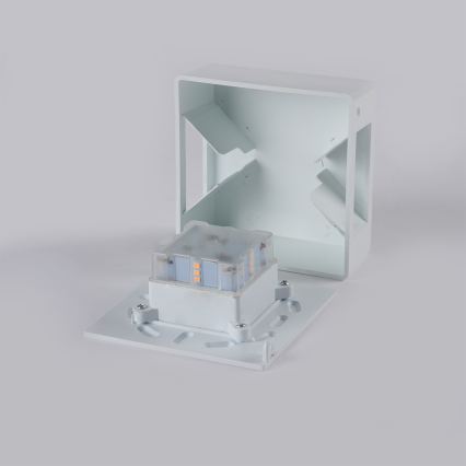 Brilagi - LED lauko sieninis šviestuvas DOUBLERAY LED/6W/230V baltas IP54