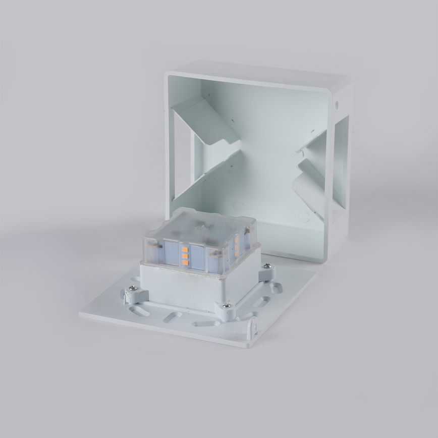 Brilagi - LED lauko sieninis šviestuvas DOUBLERAY LED/6W/230V baltas IP54