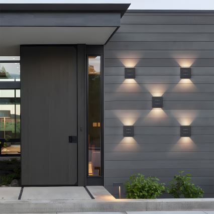 Brilagi -LED lauko sieninis šviestuvas DOUBLERAY LINE LED/6W/230V antracitas IP54