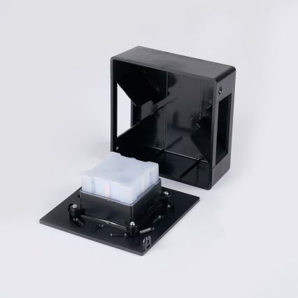 Brilagi - LED lauko sieninis šviestuvas DOUBLERAY LINE LED/6W/230V juodas IP54