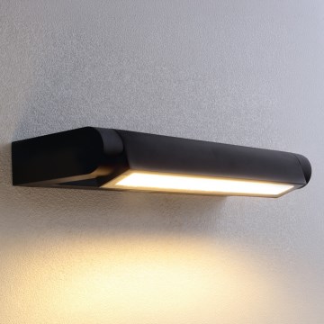 BRILAGI - LED lauko sieninis šviestuvas fasadui SALERNO LED/12W/230V 35,5 cm juodas IP65