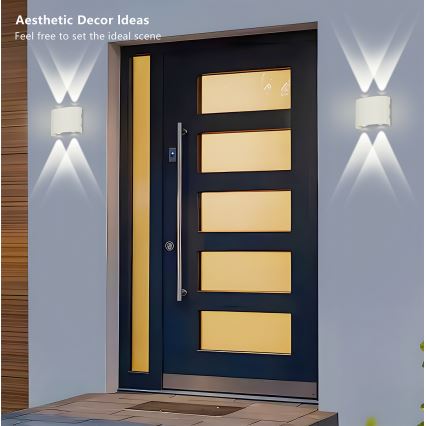 Brilagi - LED lauko sieninis šviestuvas FLAREBOX LED/4W/230V balta IP65
