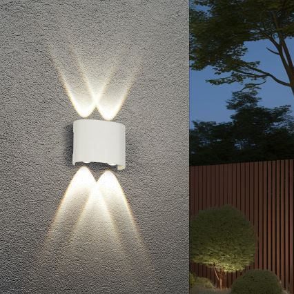 Brilagi - LED lauko sieninis šviestuvas FLAREBOX LED/4W/230V balta IP65