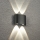 Brilagi - LED lauko sieninis šviestuvas FLAREBOX LED/4W/230V juodas IP65