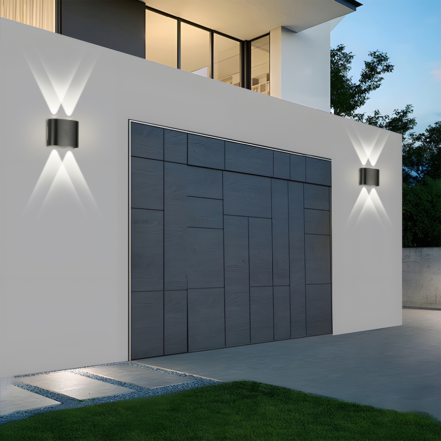 Brilagi - LED lauko sieninis šviestuvas FLAREBOX LED/4W/230V juodas IP65