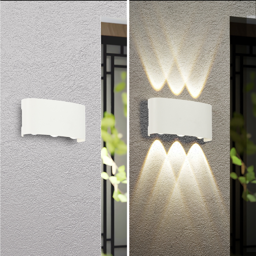 Brilagi - LED lauko sieninis šviestuvas FLAREBOX LED/6W/230V baltas IP65