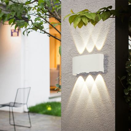 Brilagi - LED lauko sieninis šviestuvas FLAREBOX LED/6W/230V baltas IP65