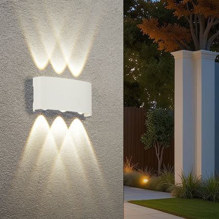 Brilagi - LED lauko sieninis šviestuvas FLAREBOX LED/6W/230V baltas IP65