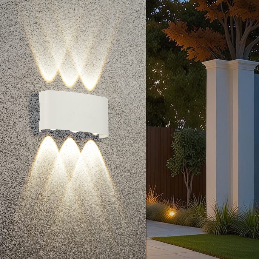 Brilagi - LED lauko sieninis šviestuvas FLAREBOX LED/6W/230V baltas IP65