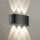 Brilagi - LED lauko sieninis šviestuvas FLAREBOX LED/6W/230V juodas IP65