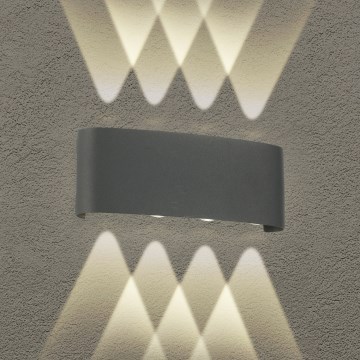 Brilagi - LED Lauko sieninis šviestuvas FLAREBOX LED/8W/230V antracit IP65