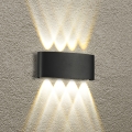 Brilagi - LED lauko sieninis šviestuvas FLAREBOX LED/8W/230V juodas IP65