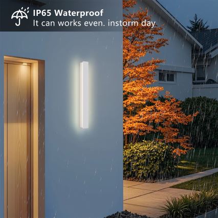 Brilagi - LED lauko sieninis šviestuvas LINEAR LED/12W/230V 3000K IP65 50 cm baltas CRI 90