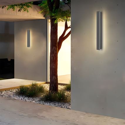 Brilagi - LED lauko sieninis šviestuvas LINEAR LED/12W/230V 4000K IP65 50 cm antracitas CRI 90